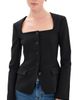 SIMKHAI SIMKHAI Marlowe U-Neck Jacket Black - 1