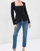 SIMKHAI SIMKHAI Marlowe U-Neck Jacket Black - 5