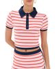 SIMKHAI SIMKHAI Marnie Knit Polo Tulip Stripe - 1