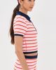 SIMKHAI SIMKHAI Marnie Knit Polo Tulip Stripe - 4