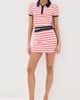 SIMKHAI SIMKHAI Marnie Knit Polo Tulip Stripe - 5