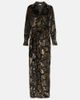 Simkhai Simkhai Marzia lamÃ© velvet wrap dress - 1