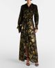 Simkhai Simkhai Marzia lamÃ© velvet wrap dress - 2