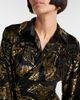 Simkhai Simkhai Marzia lamÃ© velvet wrap dress - 4