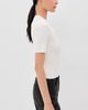 SIMKHAI SIMKHAI Miley Short Sleeve Top Ivory - 4