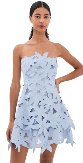 SIMKHAI SIMKHAI Miri Bustier Mini Dress PERIWINKLE SKY