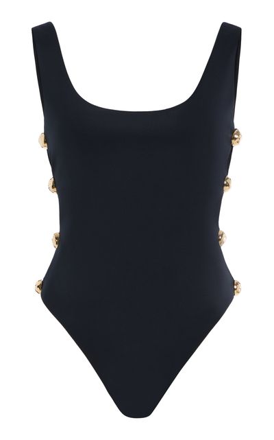 SIMKHAI SIMKHAI Mona Scoop Neck Swimsuit