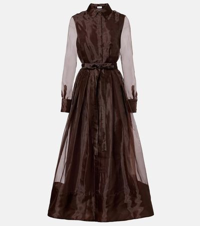 Simkhai Simkhai Montgomery organza shirt dress