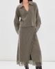 SIMKHAI SIMKHAI Natalia Collared Sweater Mushroom Melange - 5