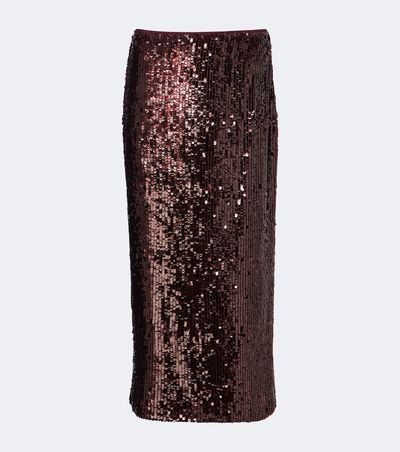 Simkhai Simkhai Nikki sequined midi skirt