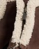 SIMKHAI SIMKHAI Noah Shearling Lug Zip Boots Cacao Ecru - 6