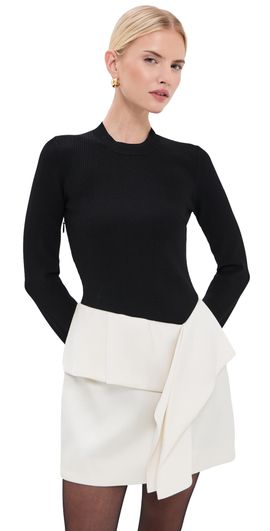 SIMKHAI SIMKHAI Noel Mini Dress Black multi