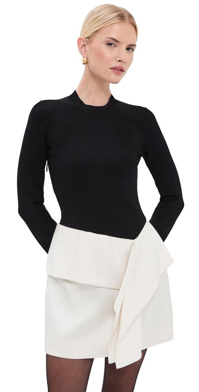 SIMKHAI SIMKHAI Noel Mini Dress Black multi