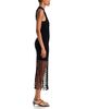 Simkhai Simkhai Noemie Embellished Fringe Midi Dress - 5