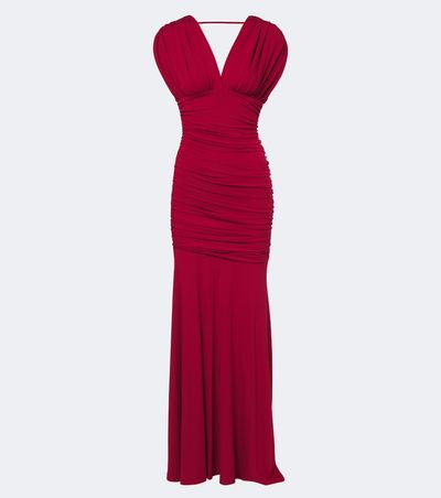 Simkhai Simkhai Norvelle draped open-back gown
