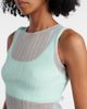 Simkhai Simkhai Oakley Plisse semi-sheer tank top - 4