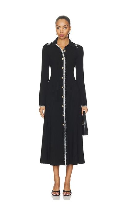 SIMKHAI SIMKHAI Orelia Long Sleeve Midi Dress