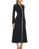 SIMKHAI SIMKHAI Orelia Long Sleeve Midi Dress - 2
