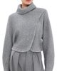 SIMKHAI SIMKHAI Orlienne Turtleneck Sweater Grey Melange - 1