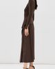 SIMKHAI SIMKHAI Ornella Midi Dress Dark Chocolate - 4
