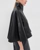 SIMKHAI SIMKHAI Orvik Cape Leather Jacket Black - 4