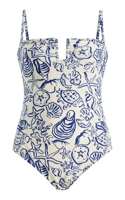 SIMKHAI SIMKHAI Ottilie Strapless OnePiece Swimsuit