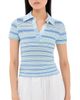 SIMKHAI SIMKHAI Paxton Knit Polo Periwinkle Multi - 1