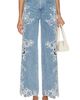SIMKHAI SIMKHAI Porter Embroidered Denim Pant - 1