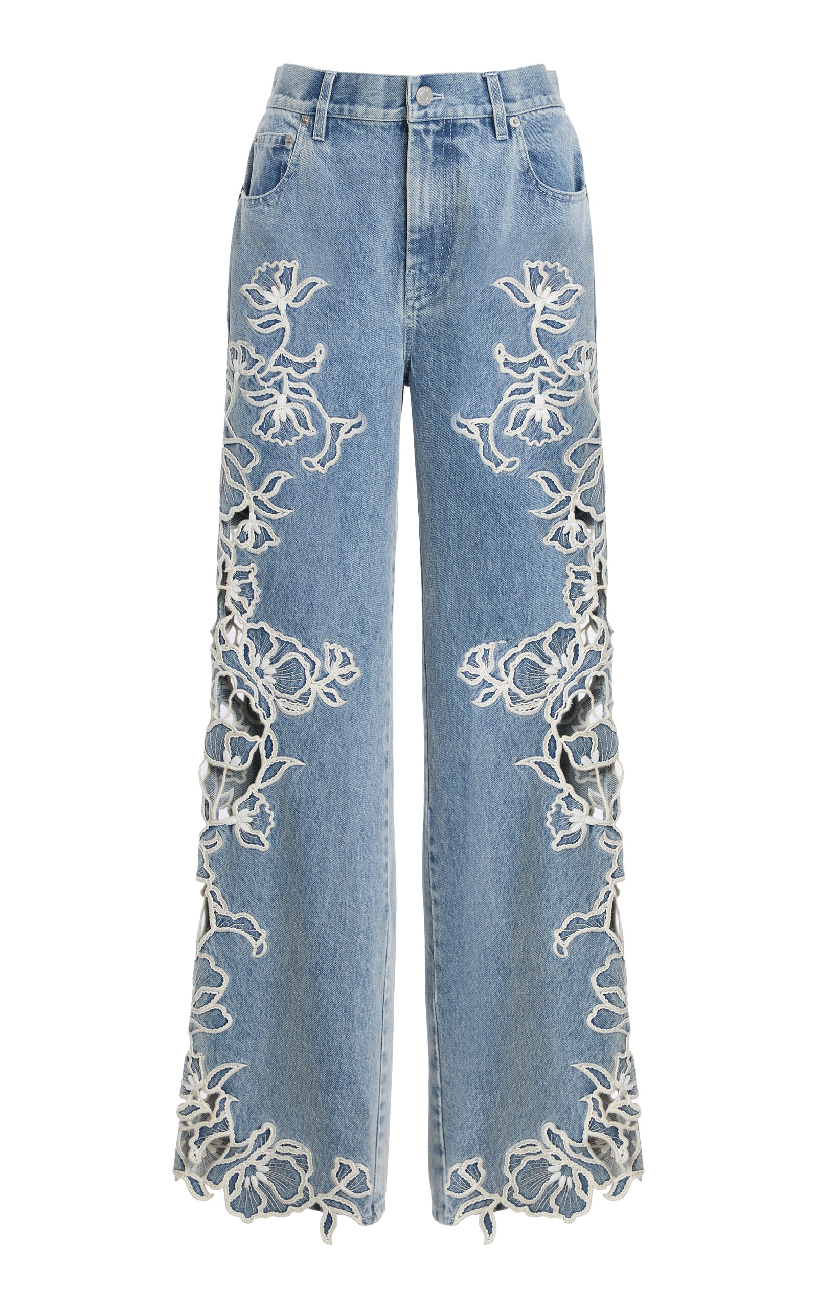 SIMKHAI SIMKHAI Porter Rigid MidRise WideLeg Jeans