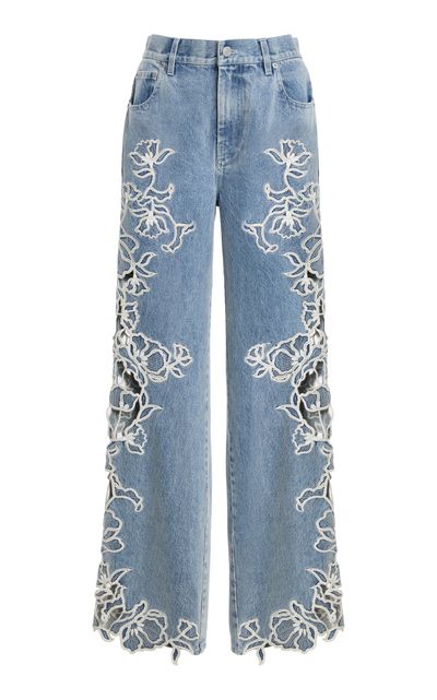 SIMKHAI SIMKHAI Porter Rigid MidRise WideLeg Jeans
