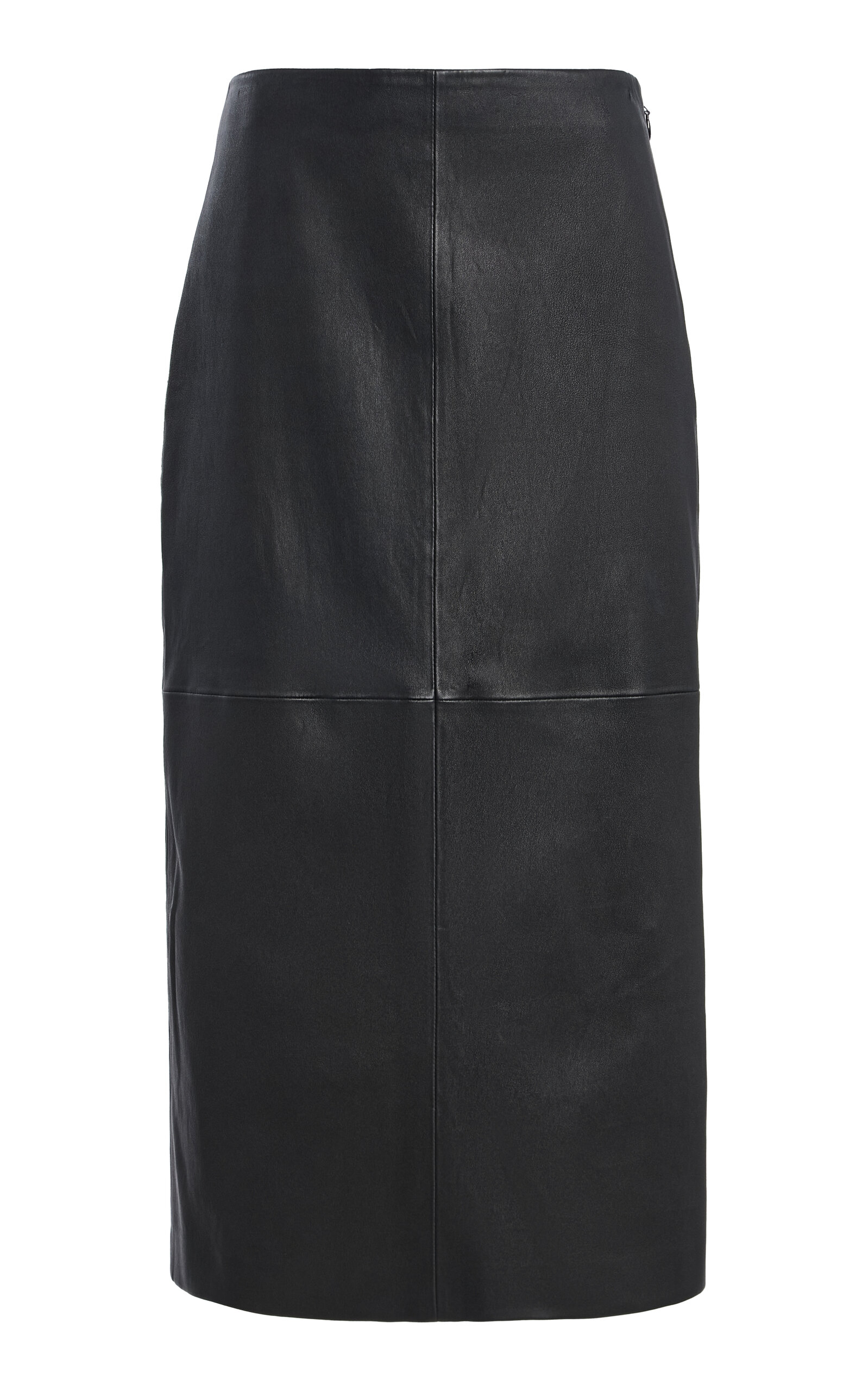 SIMKHAI SIMKHAI Raven Pencil Leather Skirt