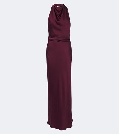 Simkhai Simkhai Reannon halterneck satin gown