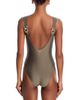 Simkhai Simkhai Regan V Neck One Piece Swimsuit - 2