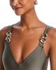 Simkhai Simkhai Regan V Neck One Piece Swimsuit - 3