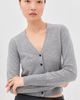 SIMKHAI SIMKHAI Remi V Neck Cardigan Grey Melange - 2