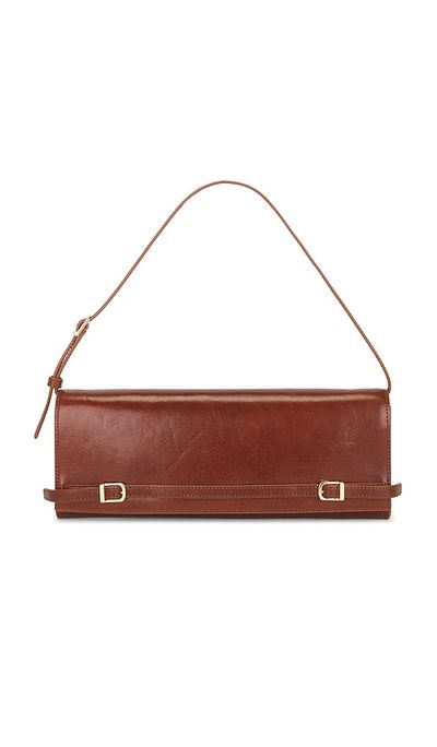 SIMKHAI SIMKHAI River East West Vachetta Leather Clutch