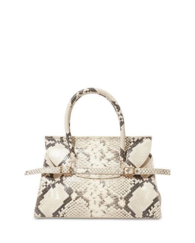 Simkhai Simkhai River Small Snake Embossed Leather Top Handle Bag