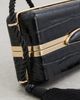 SIMKHAI SIMKHAI Roma Shoulder Bag Black Gold One - 5