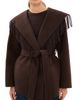 SIMKHAI SIMKHAI Rowen Fringe Jacket Chocolate - 1