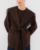 SIMKHAI SIMKHAI Rowen Fringe Jacket Chocolate - 2