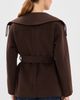SIMKHAI SIMKHAI Rowen Fringe Jacket Chocolate - 3