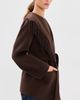 SIMKHAI SIMKHAI Rowen Fringe Jacket Chocolate - 4