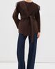 SIMKHAI SIMKHAI Rowen Fringe Jacket Chocolate - 5