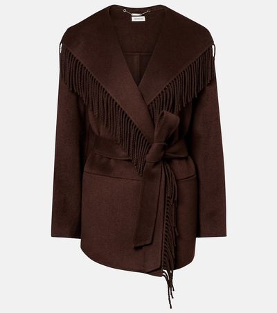 Simkhai Simkhai Rowen fringed wool-blend jacket