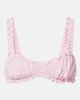 Simkhai Simkhai Ruffled checked bikini top - 1