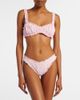 Simkhai Simkhai Ruffled checked bikini top - 2