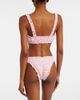 Simkhai Simkhai Ruffled checked bikini top - 4