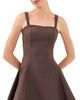SIMKHAI SIMKHAI Sadie Mini Dress Chocolate - 1