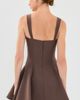 SIMKHAI SIMKHAI Sadie Mini Dress Chocolate - 3
