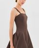 SIMKHAI SIMKHAI Sadie Mini Dress Chocolate - 4